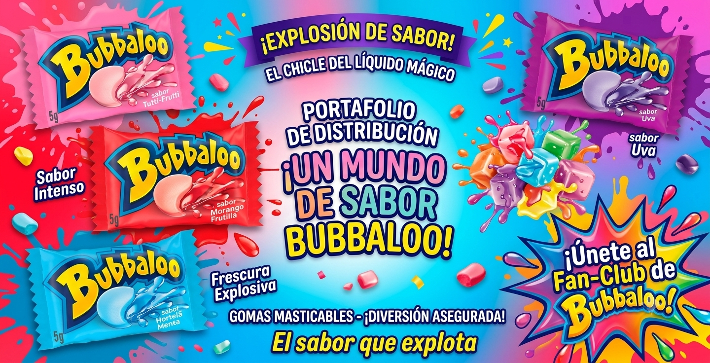 Portafolio Bubbaloo - distribuidor oficial Uruguay Nerilan