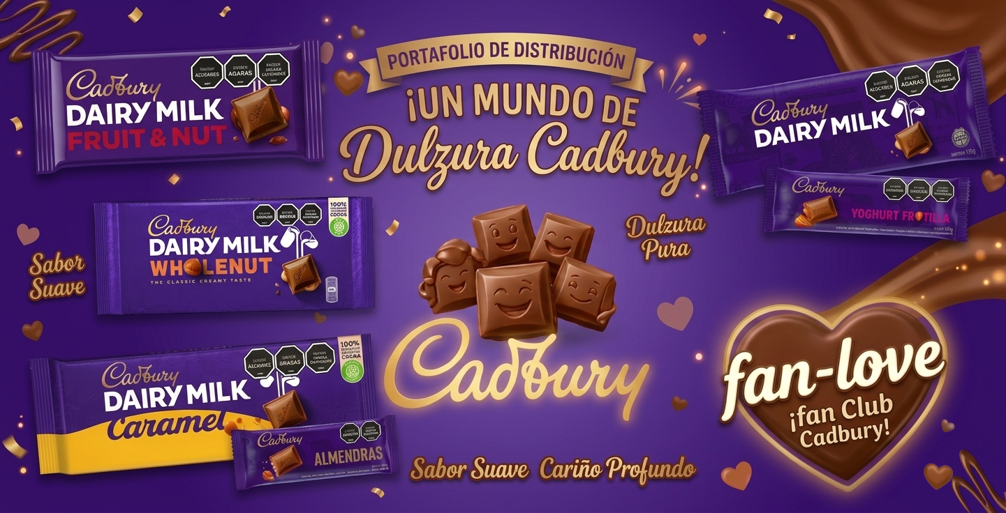 Portafolio Cadbury - distribuidor oficial Uruguay Nerilan